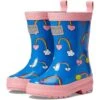 Hatley Kids Summer Sky Shiny Rain Boots (Toddler/Little Kid/Big Kid) -Style Fashion Shop 61jSOffKy L. AC SR920736