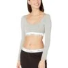 Calvin Klein Underwear Modern Cotton Unlined Bralette (Long Sleeve) -Style Fashion Shop 71iT7Fg119L. AC SR736920