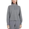 Eberjey Luxe Sweats Zip Pullover 1 Eberjey Luxe Sweats Zip Pullover -Style Fashion Shop 71lYymvGXGL. AC SR736920