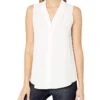 Calvin Klein Women's Sleeveless Blouse With Inverted Pleat (Standard And Plus) 1 Calvin Klein Women's Sleeveless Blouse With Inverted Pleat (Standard And Plus) -Style Fashion Shop 71wLOyDa0nL. AC SR736920