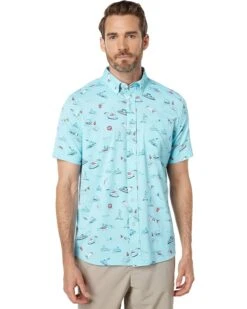 Southern Tide Sandbar Party Short Sleeve Intercoastal Sport Shirt