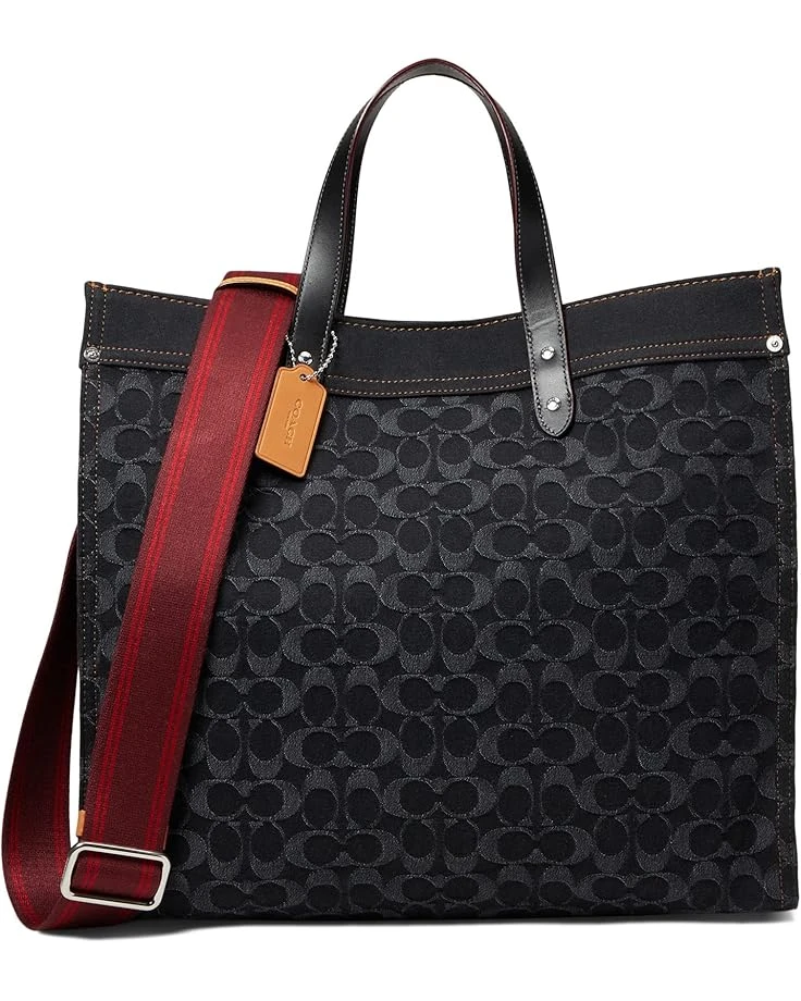 COACH Field Tote 40 In Signature Denim 3 COACH Field Tote 40 In Signature Denim