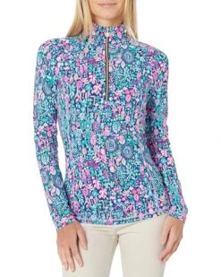 Lilly Pulitzer Justine 1/2 Zip UPF 50+